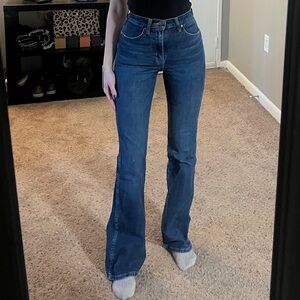 Wrangler High Rise Bootcut Denim